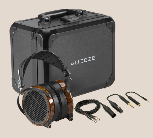 Audeze LCD-3, audífono planar abierto con aros de madera zebrano